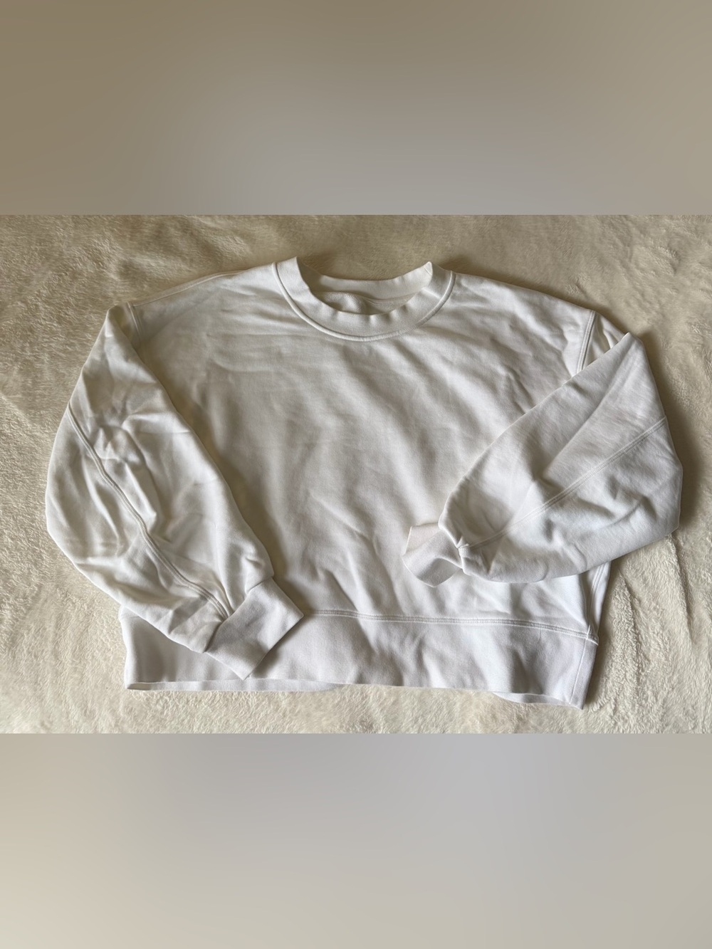 lululemon cropped Terry Crewneck